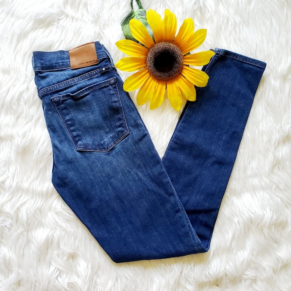 Lucky Brand Charlie Skinny Dark Wash Jeans